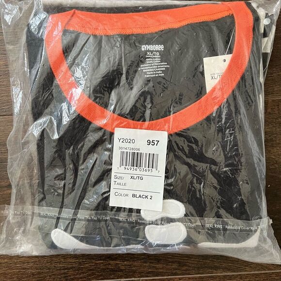 Gymboree Adult Size XL X-Large Skeleton Pajama Set 100% Cotton Black White Soft - Picture 3 of 5